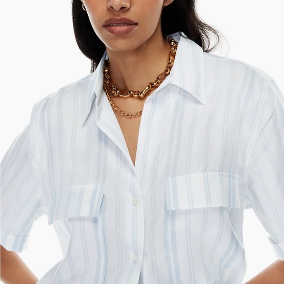 Aritzia Babaton New Utility Shortsleeve Shirt - Picture 2 of 7